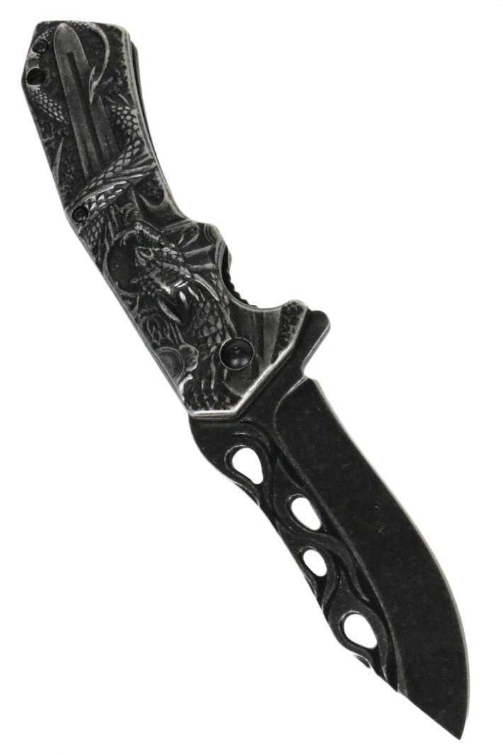 Нож складной Дракон с мечом - фото 3 - rockbunker.ru