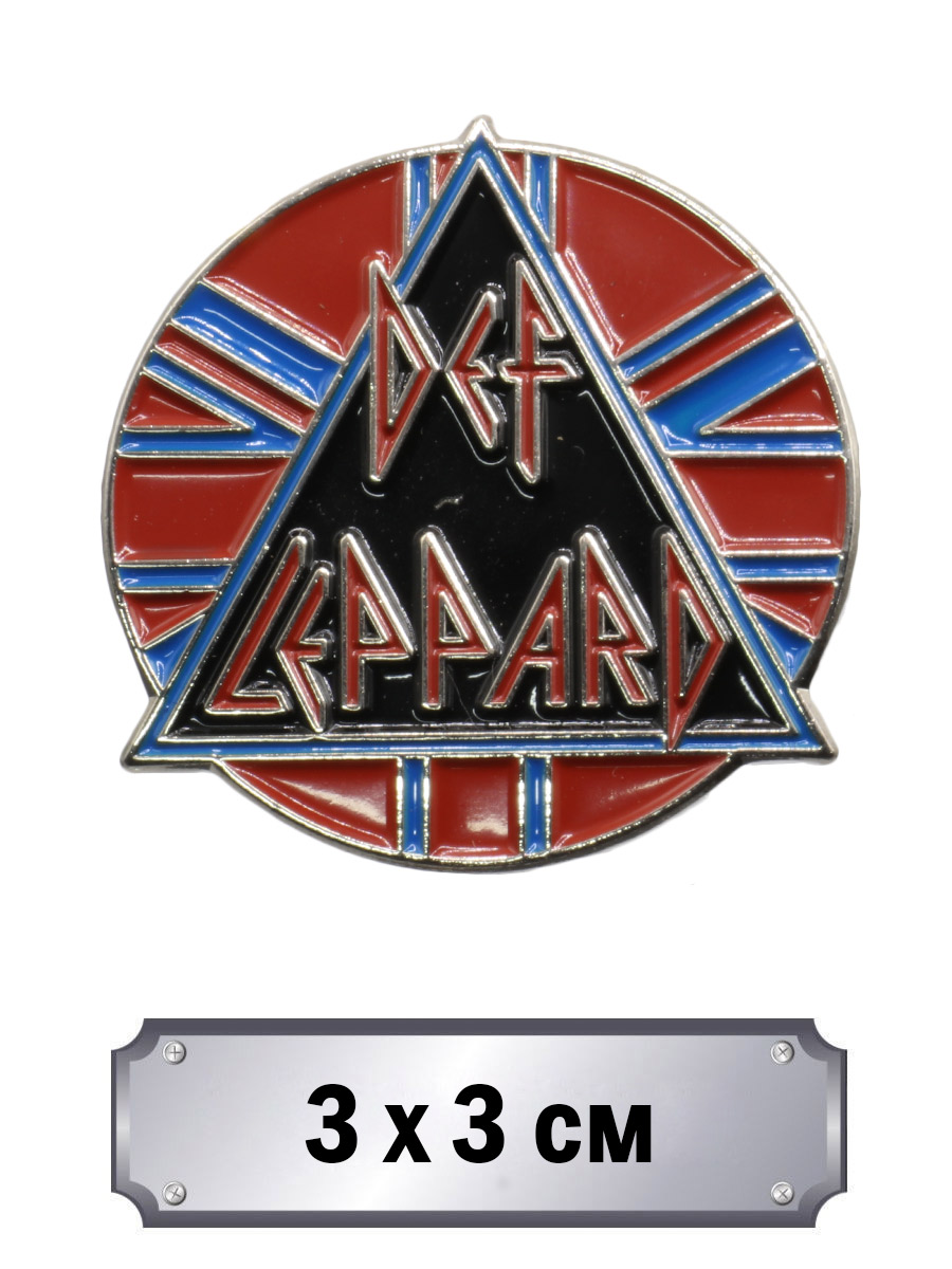 Значок Def Leppard - фото 1 - rockbunker.ru