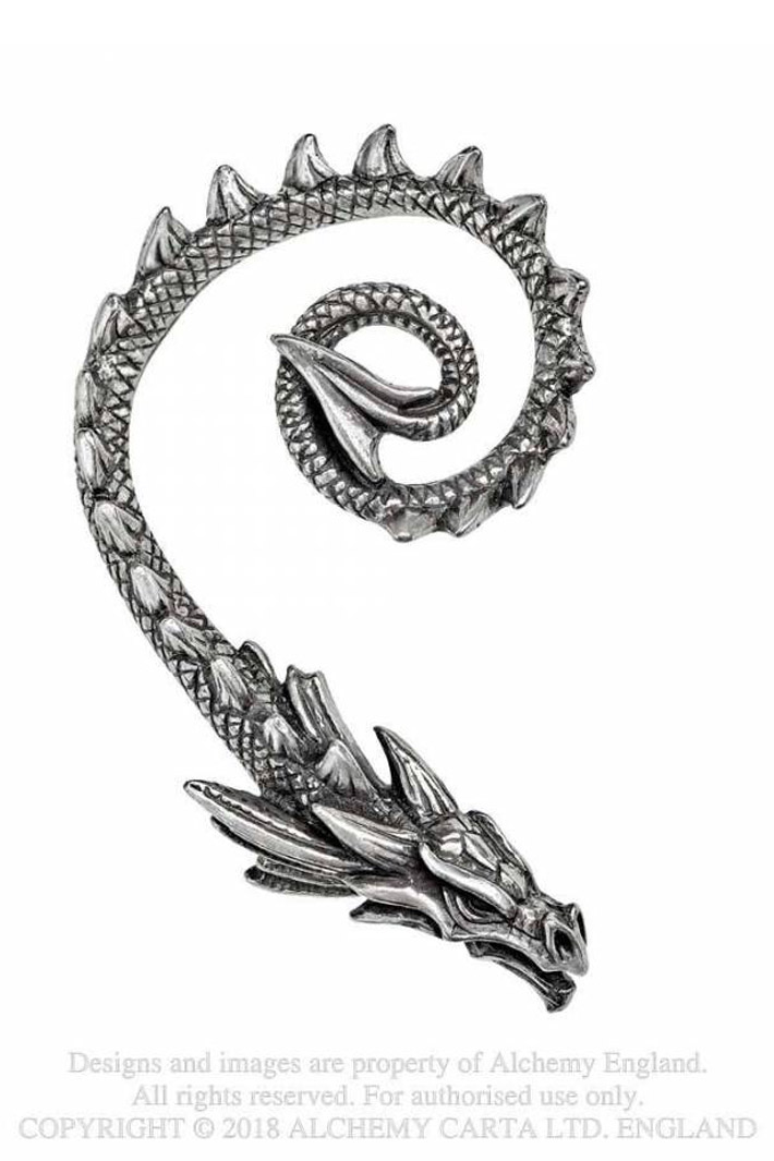 Серьги Alchemy Gothic E412 Ostrogoth Dragon - фото 1 - rockbunker.ru