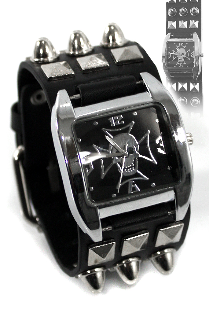 Часы наручные Мальтийский Роджер с Шипами и Пирамидами - фото 1 - rockbunker.ru