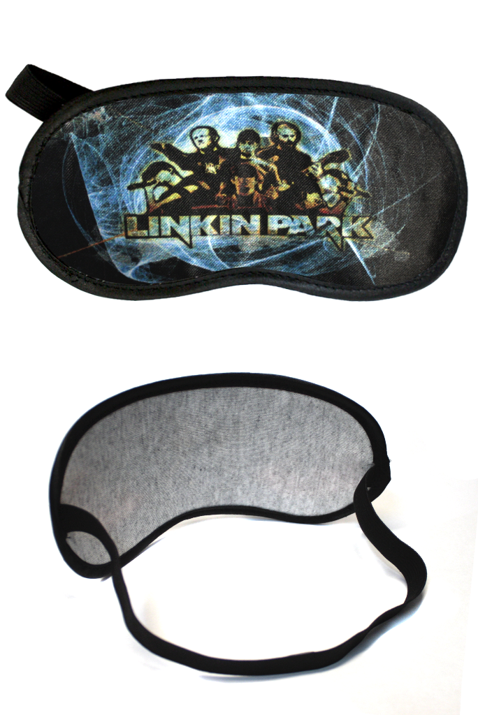 Маска для сна Linkin Park - фото 2 - rockbunker.ru