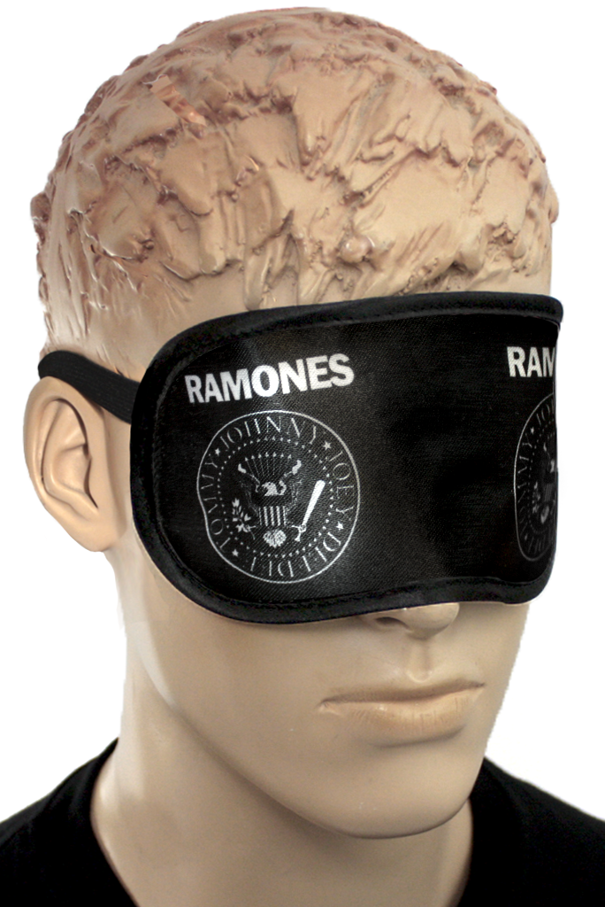 Маска для сна The Ramones - фото 1 - rockbunker.ru