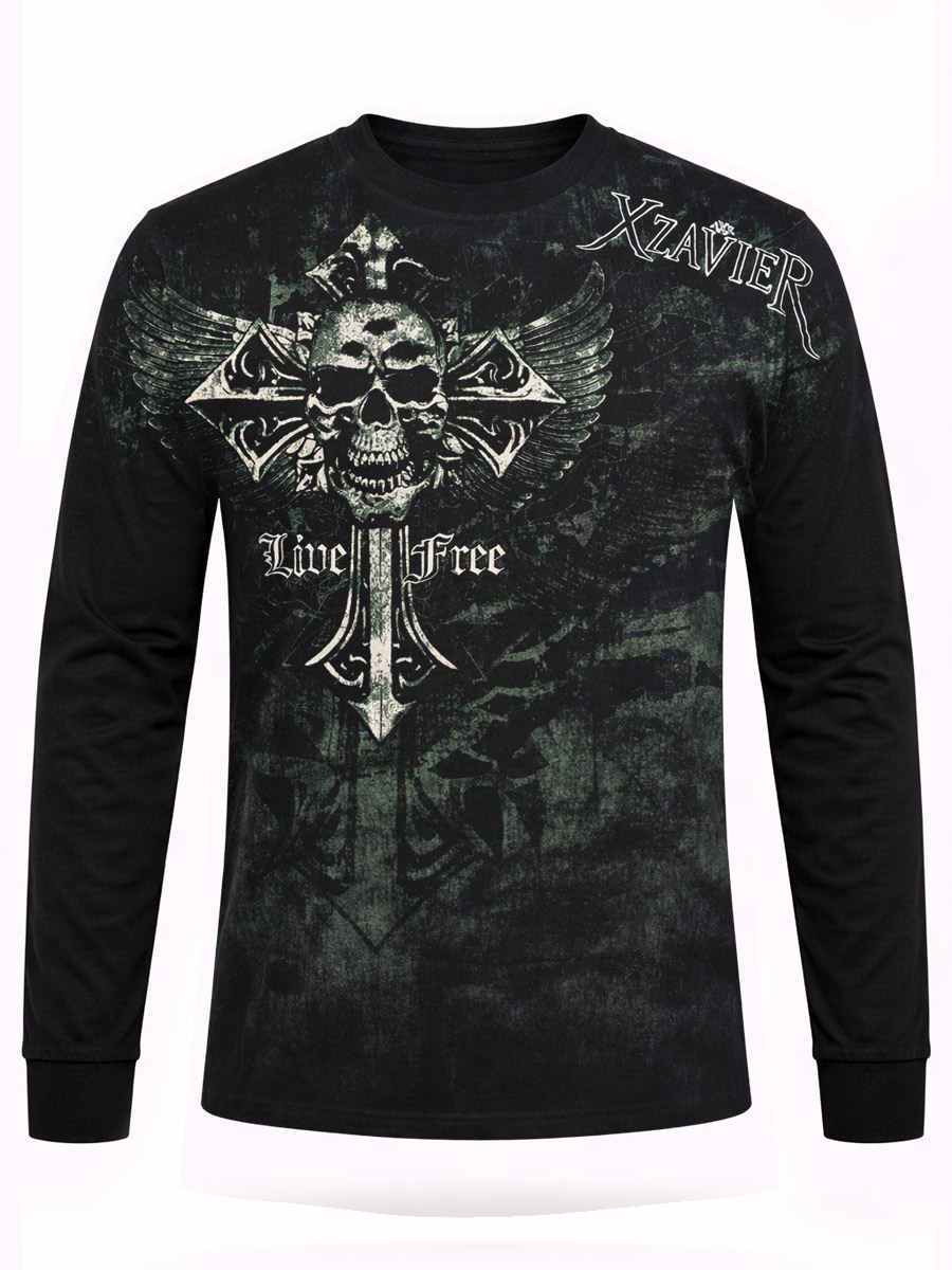 Футболка Xzavier с длинным рукавом Aviator - фото 1 - rockbunker.ru