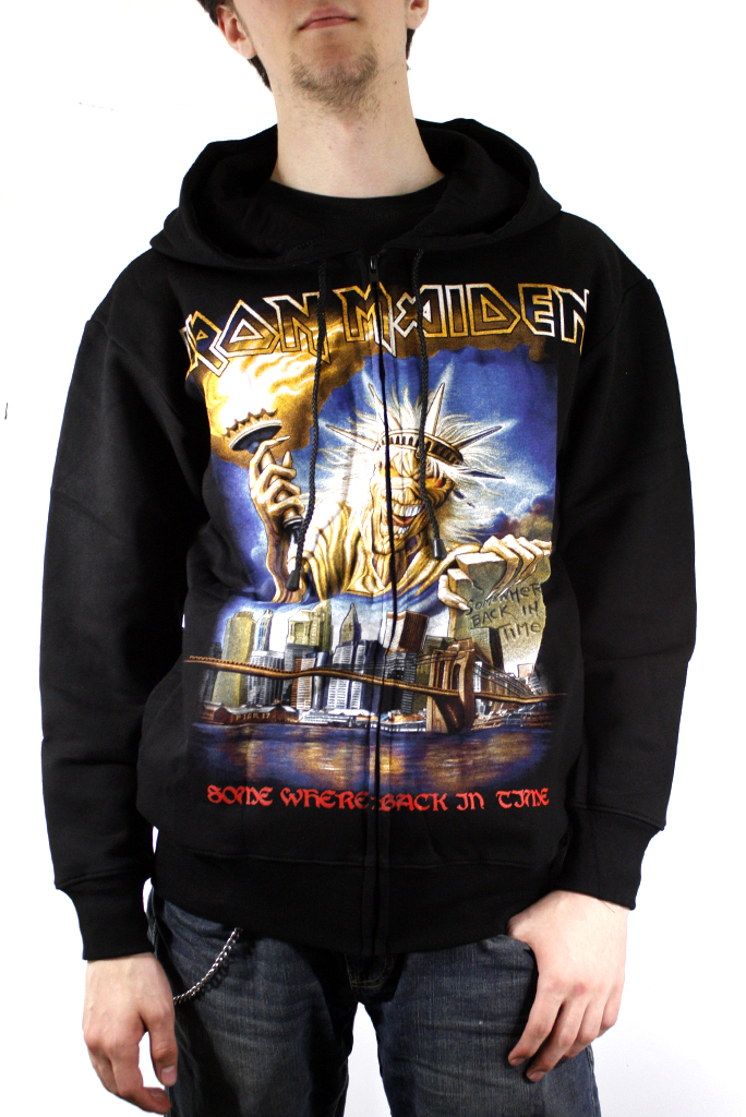 Толстовка Hot Rock Iron Maiden Somewhere Back in Time - фото 1 - rockbunker.ru