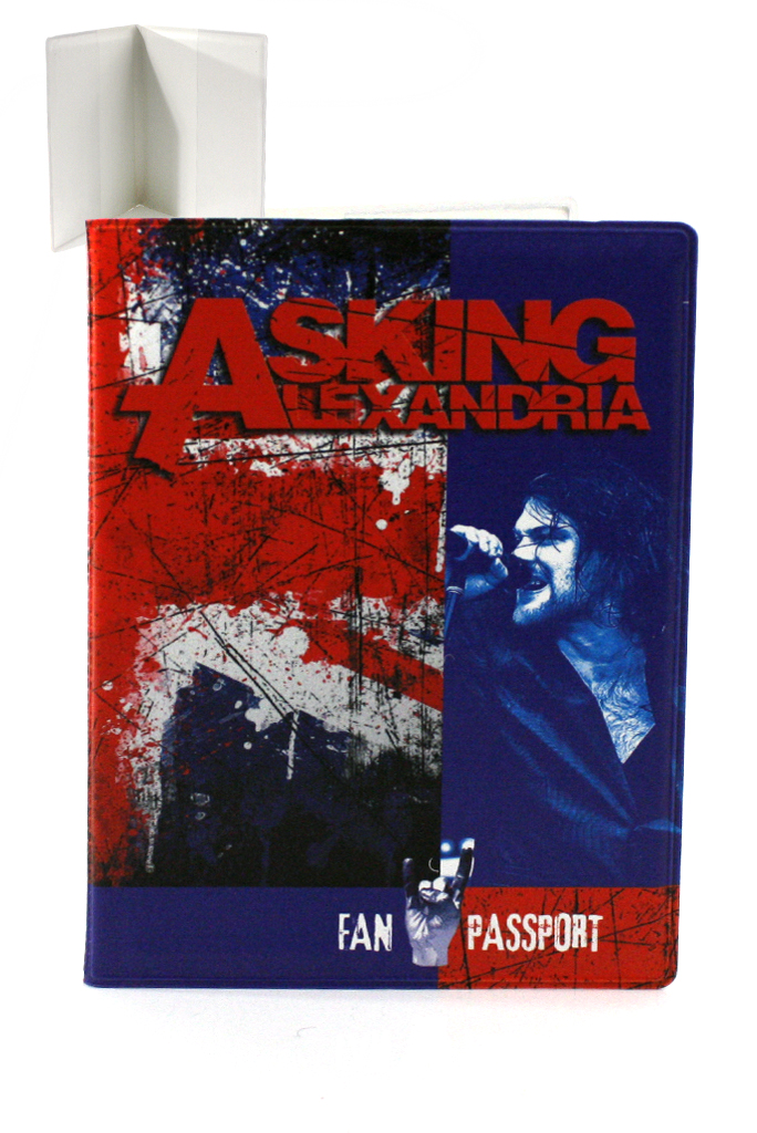 Обложка на паспорт RockMerch Asking Alexandria - фото 1 - rockbunker.ru
