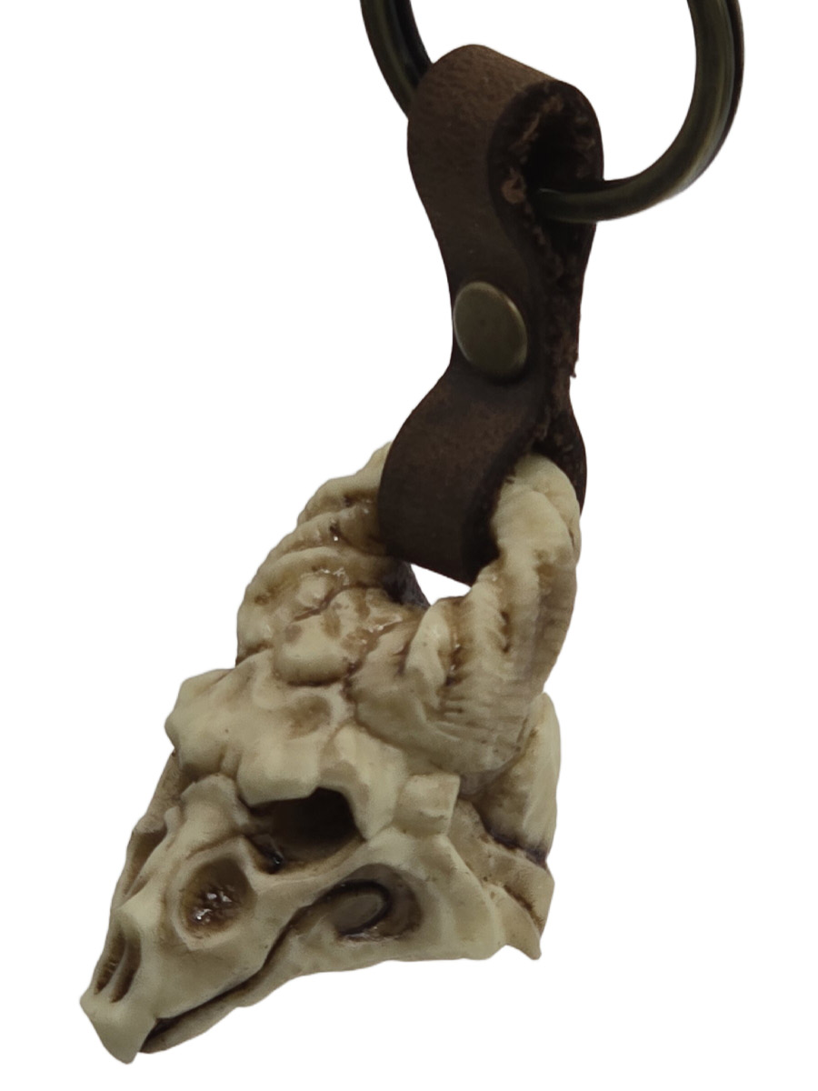 Брелок Череп Дракона - фото 2 - rockbunker.ru