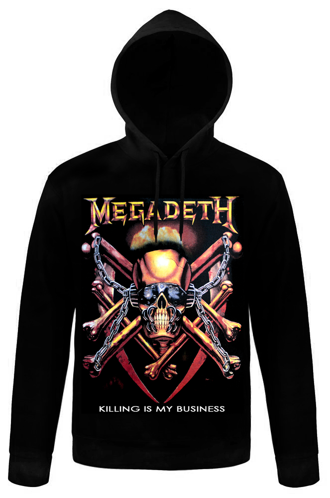 Балахон Megadeth Killing Is My Business - фото 1 - rockbunker.ru