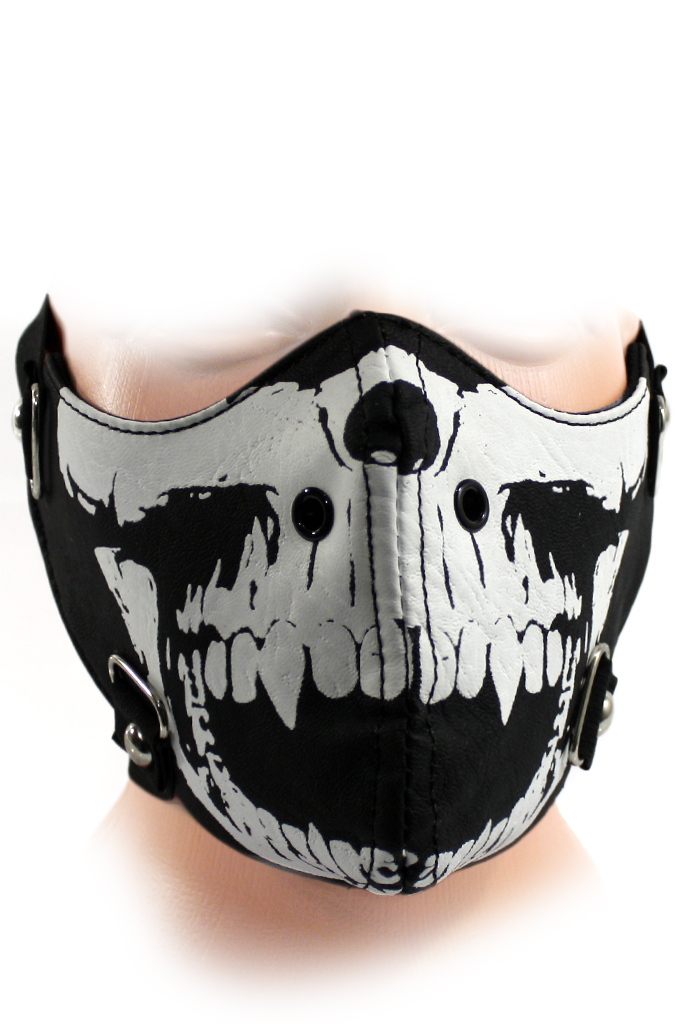 Rave маска с клыками - фото 2 - rockbunker.ru