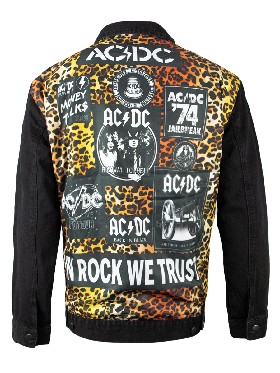 Куртка джинсовая AC DC - фото 2 - rockbunker.ru
