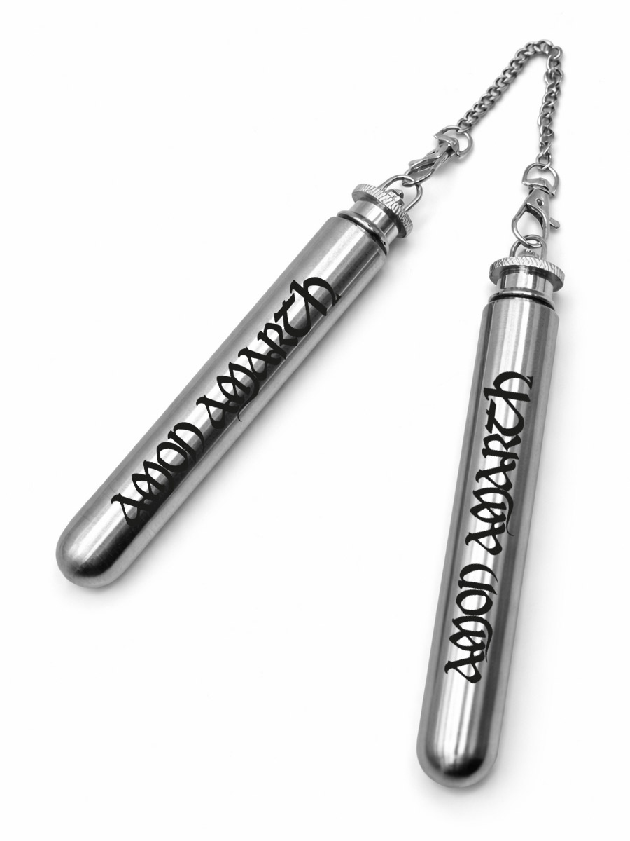 Фляги-нунчаки с гравировкой Amon Amarth - фото 1 - rockbunker.ru