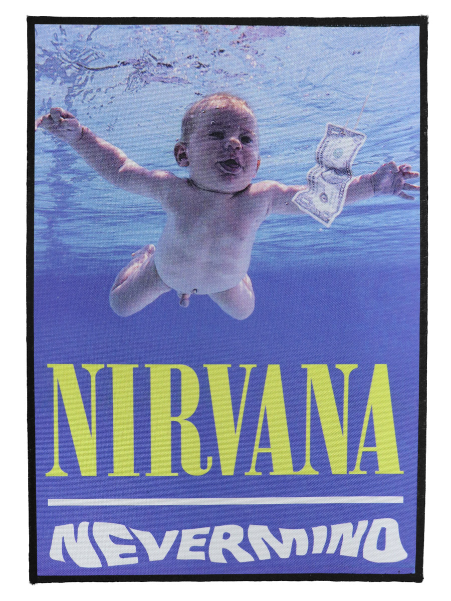 Нашивка на спину RockMerch Nirvana - фото 1 - rockbunker.ru