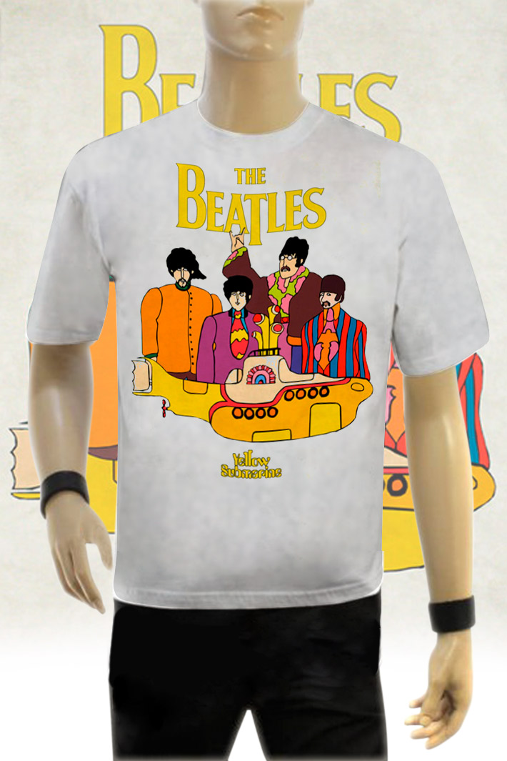 Футболка The Beatles Yellow Submarine - фото 1 - rockbunker.ru