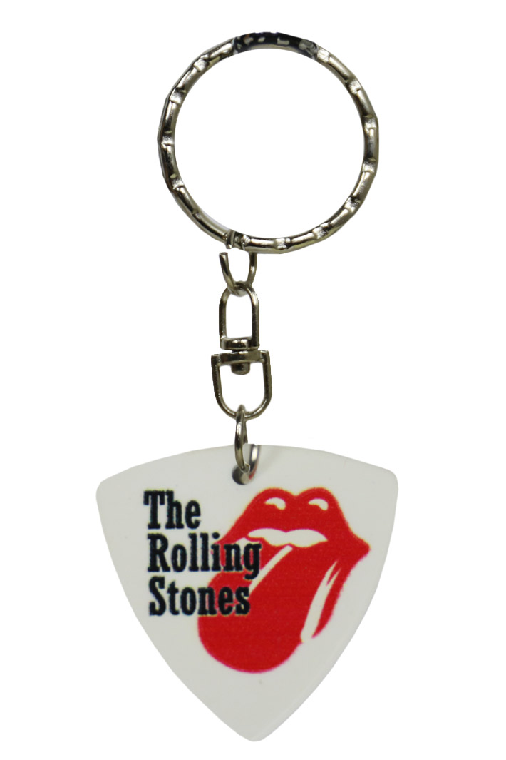 Брелок медиатор The Rolling Stones - фото 1 - rockbunker.ru