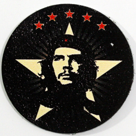 Кожаная нашивка Че Гевара - фото 1 - rockbunker.ru