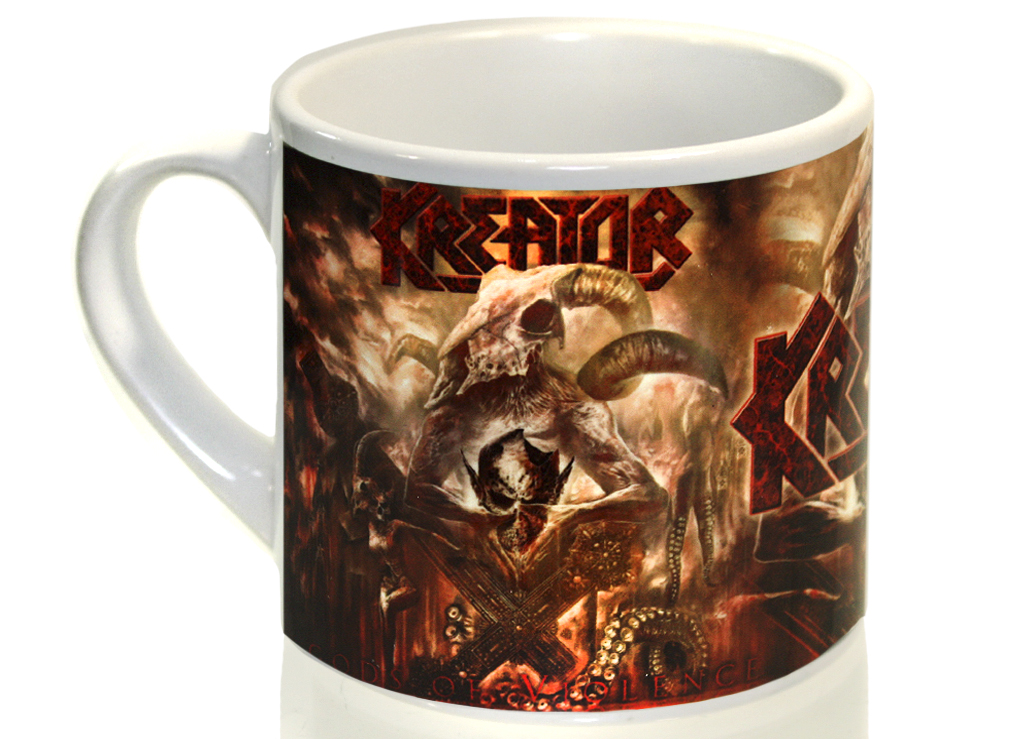 Чашка кофейная RockMerch Kreator - фото 1 - rockbunker.ru