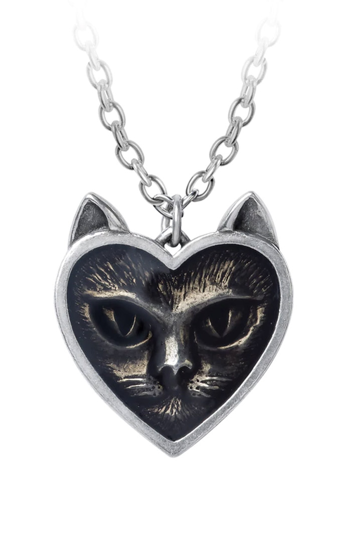 Кулон Alchemy Gothic P884 Love Cat - фото 1 - rockbunker.ru