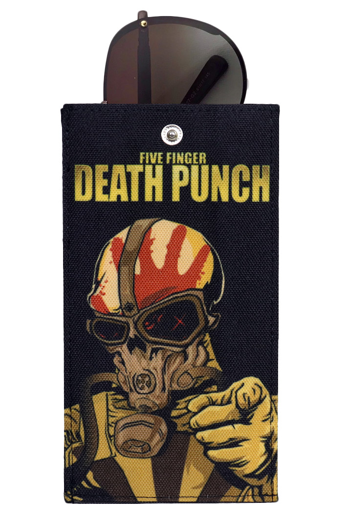 Чехол для очков RockMerch Five Finger Death Punch - фото 1 - rockbunker.ru