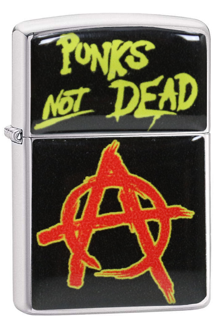 Зажигалка RockMerch Punks Not Dead - фото 1 - rockbunker.ru