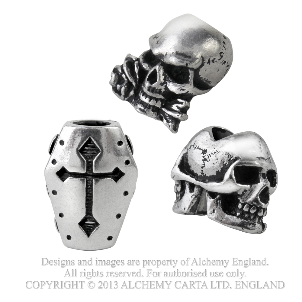 Зажим для бороды Alchemy Gothic ABR1 Pewter Beard Beads ABR1 - купить в  интернет-магазине RockBunker.ru