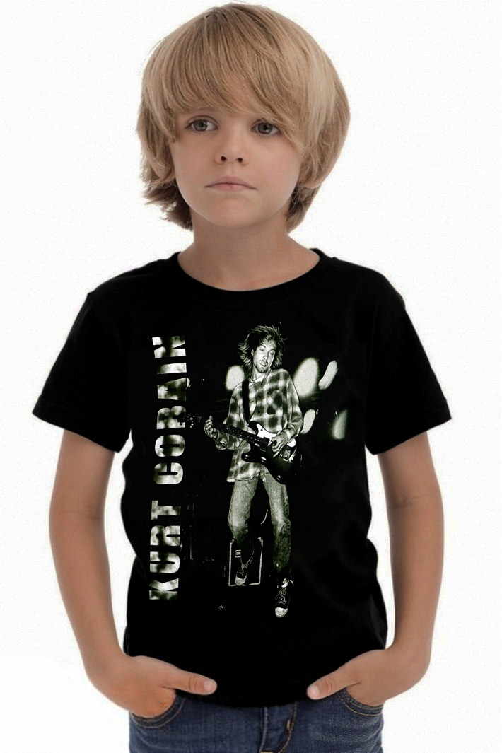 Футболка детская Kurt Cobain - фото 1 - rockbunker.ru