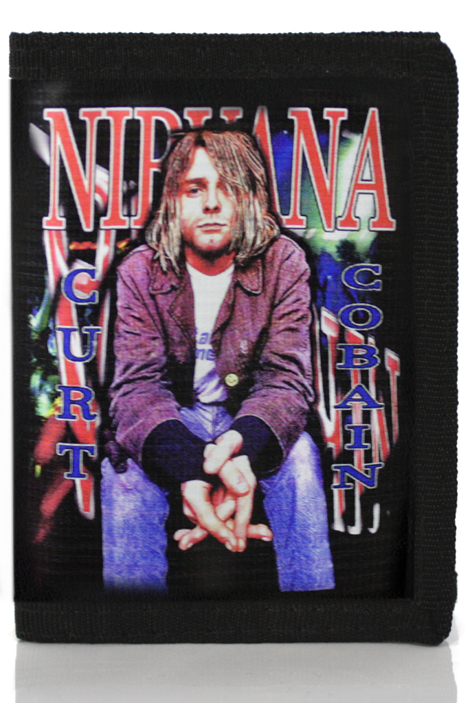 Кошелек Nirvana Kurt Cobaine - фото 1 - rockbunker.ru