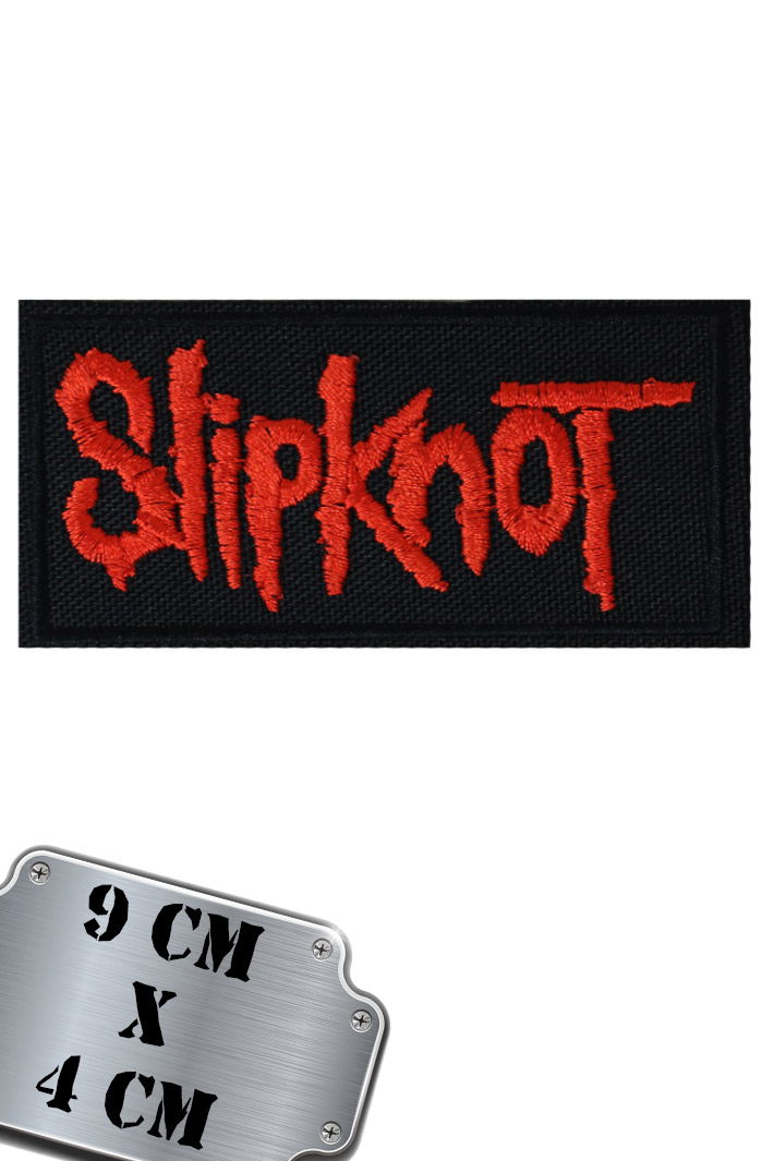 Нашивка RockMerch Slipknot красная - фото 1 - rockbunker.ru