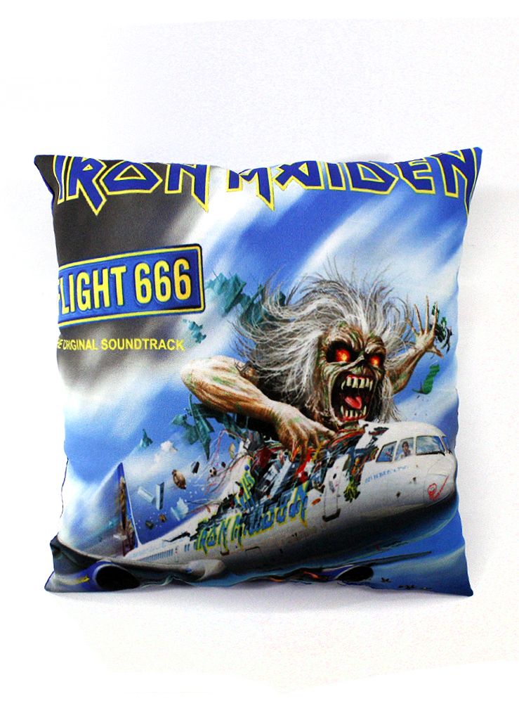 Подушка Iron Maiden Flight 666 - фото 1 - rockbunker.ru