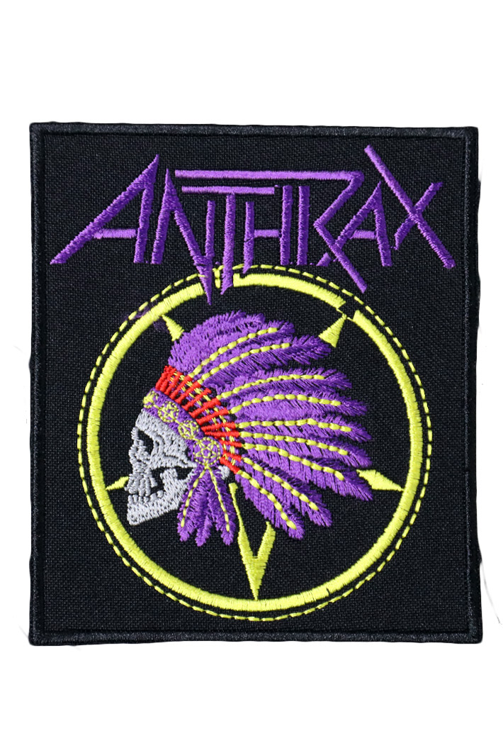 Нашивка Anthrax - фото 1 - rockbunker.ru