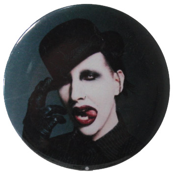 Значок RockMerch Marilyn Manson - фото 1 - rockbunker.ru