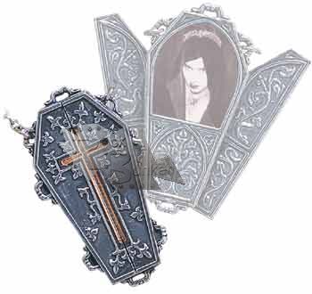 Кулон Alchemy Gothic P246 Requiem Tryptich Coffin - фото 1 - rockbunker.ru