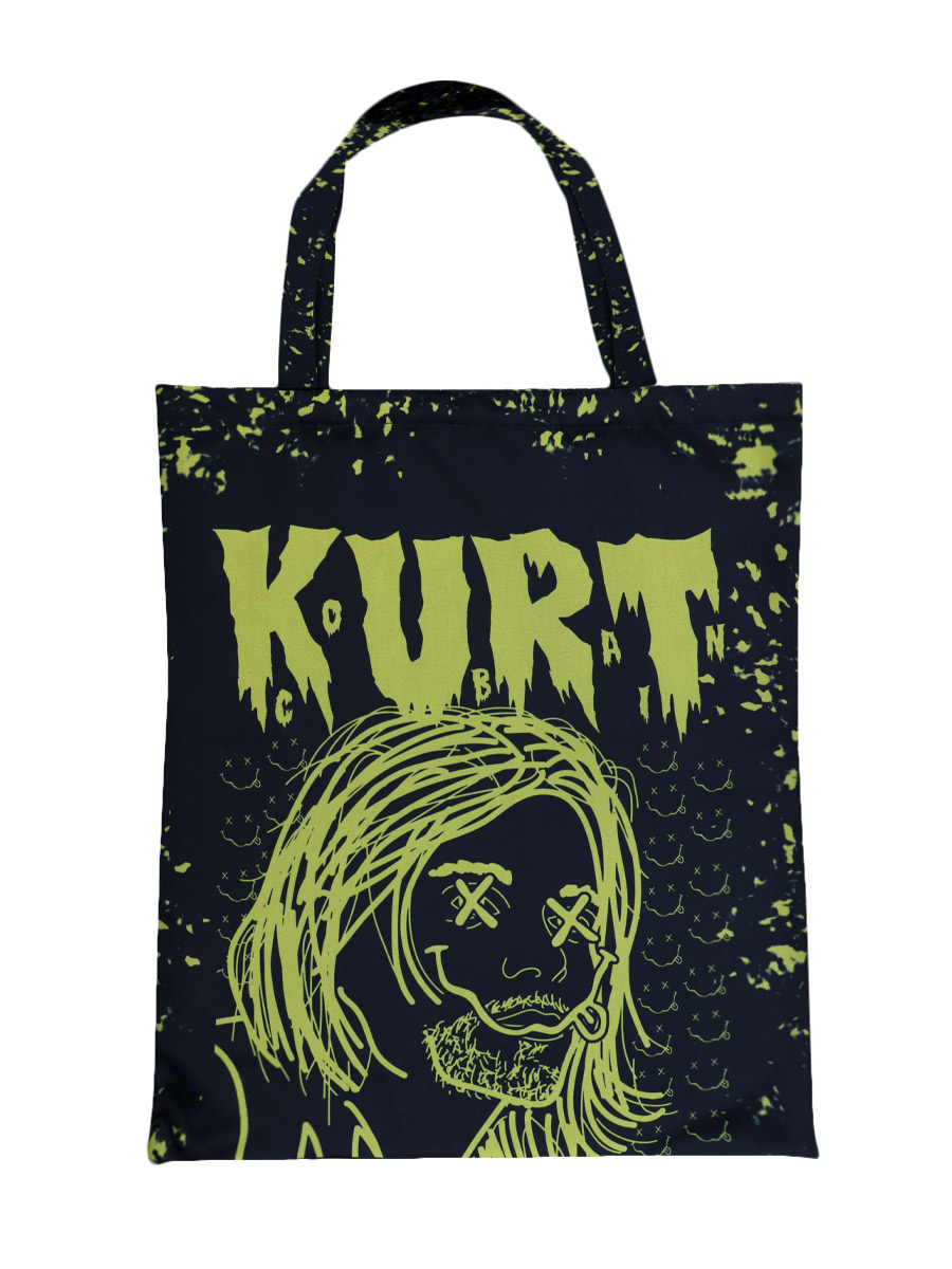 Сумка-шоппер 3D Kurt Cobain - фото 2 - rockbunker.ru