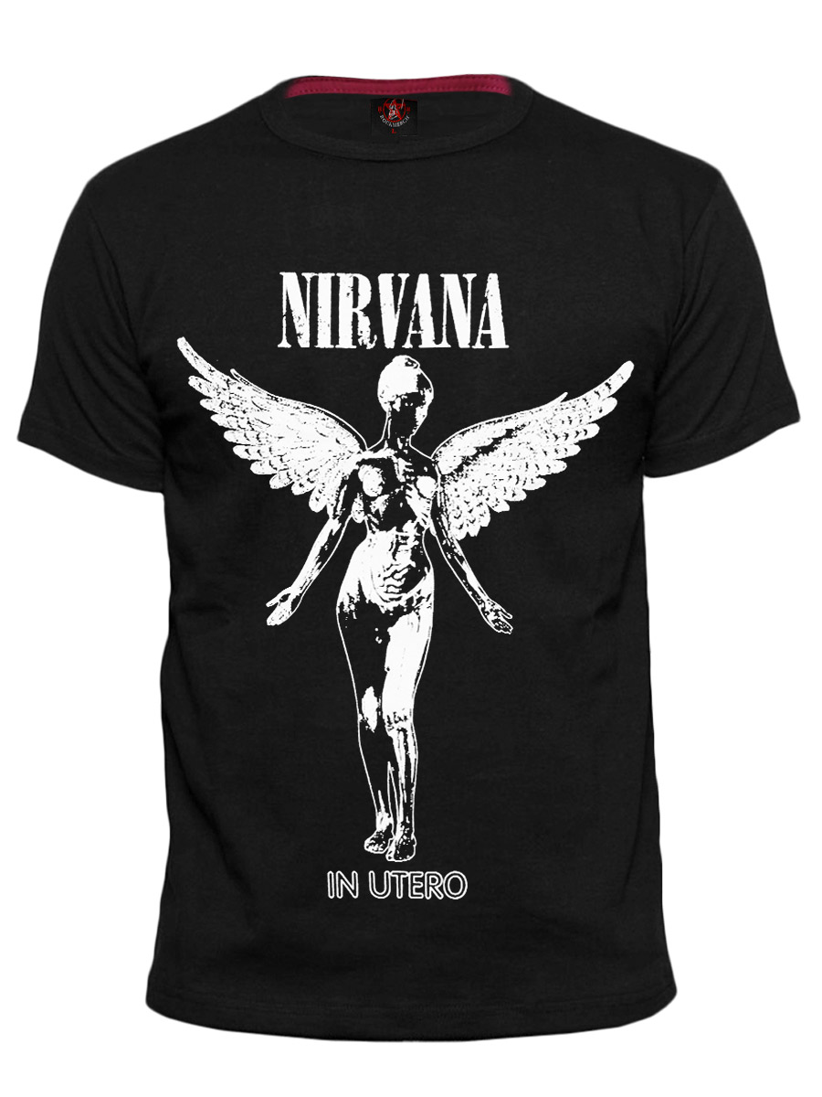 Футболка RockMerch Nirvana - фото 1 - rockbunker.ru