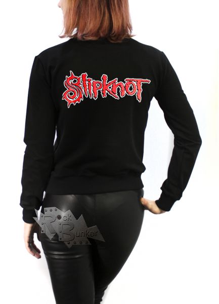 Свитшот RockMerch Slipknot черный - фото 2 - rockbunker.ru