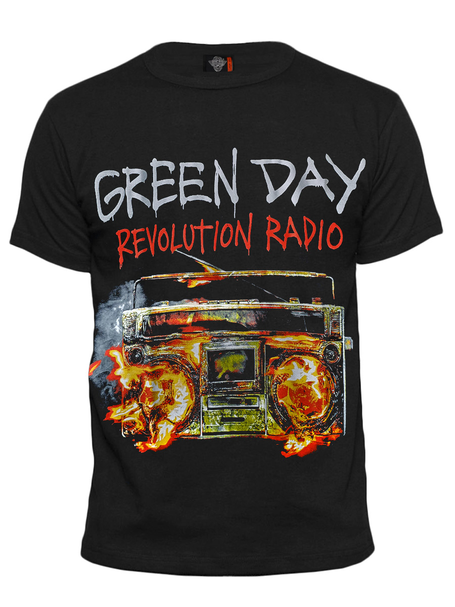  Футболка Hot Rock Green Day - фото 1 - rockbunker.ru