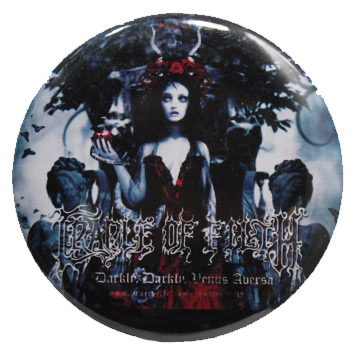 Значок Cradle of Filth Darkly darkly venus aversa - фото 1 - rockbunker.ru