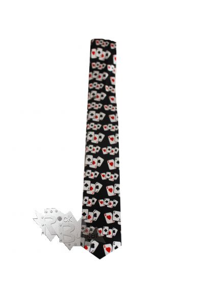 Галстук Игральные карты - фото 6 - rockbunker.ru