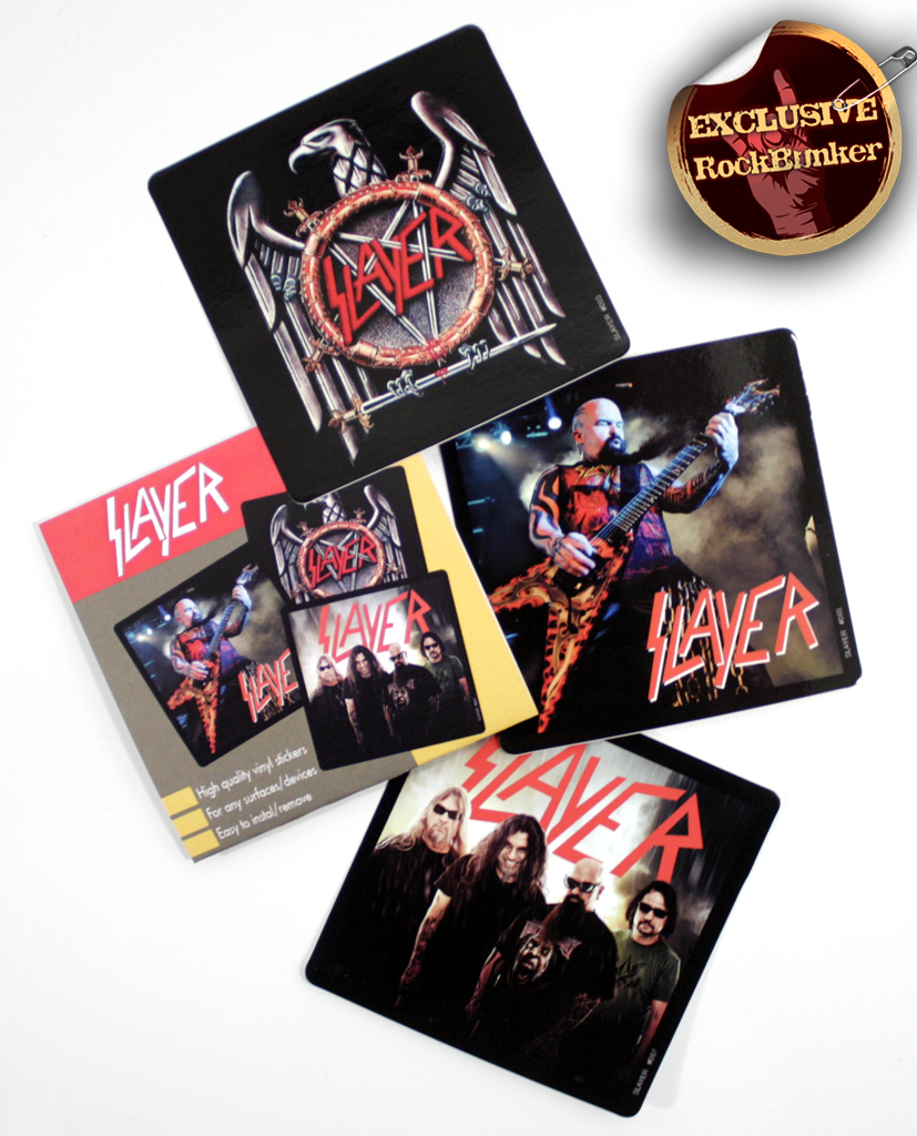 Набор стикеров RockMerch Slayer - фото 1 - rockbunker.ru