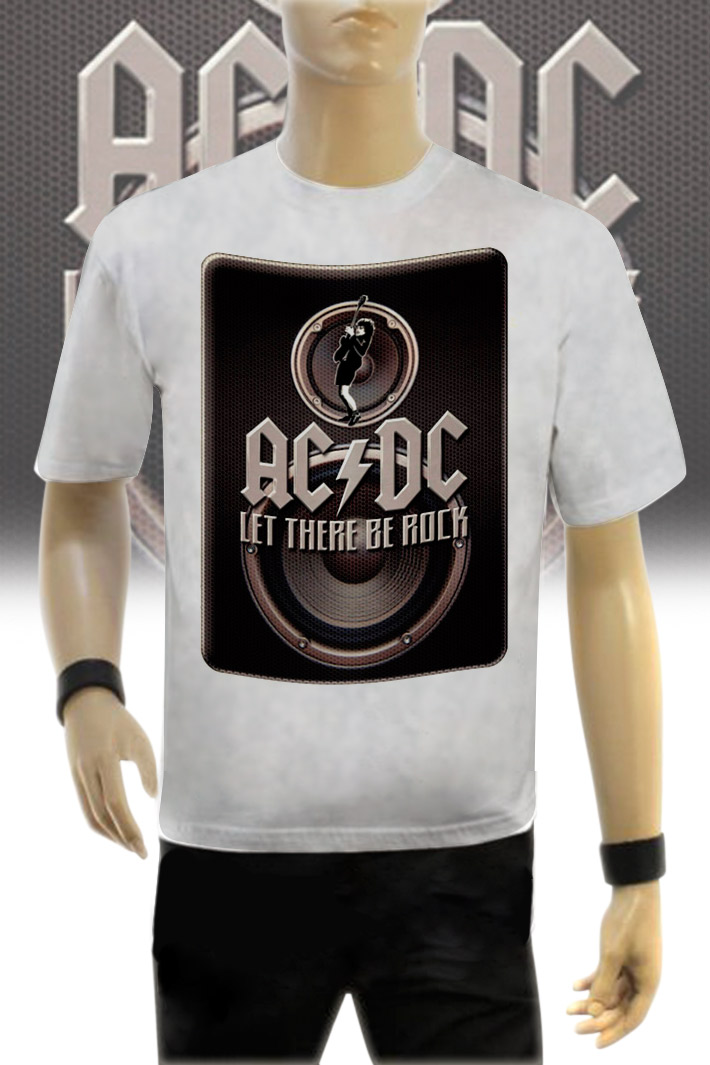 Футболка AC DC Let There Be Rock - фото 1 - rockbunker.ru