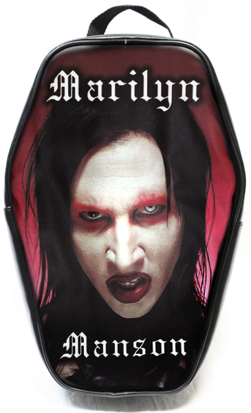 Рюкзак-гробик Marilyn Manson - фото 1 - rockbunker.ru