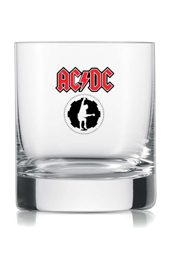 Стакан для виски Rock Merch AC DC - фото 1 - rockbunker.ru