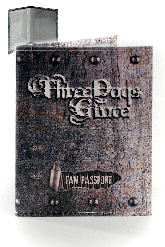 Обложка на паспорт RockMerch Three Days Grace - фото 1 - rockbunker.ru