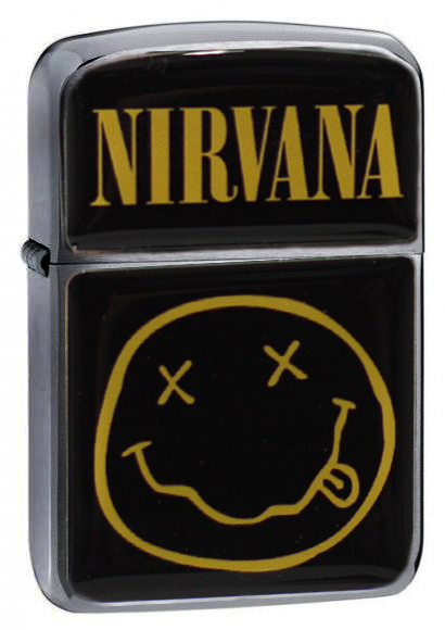 Зажигалка RockMerch Nirvana - фото 1 - rockbunker.ru