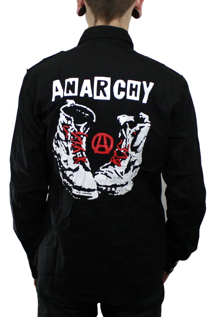 Рубашка Anarchy - фото 2 - rockbunker.ru