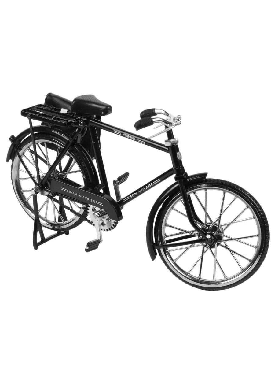 Модель велосипеда черная - фото 2 - rockbunker.ru
