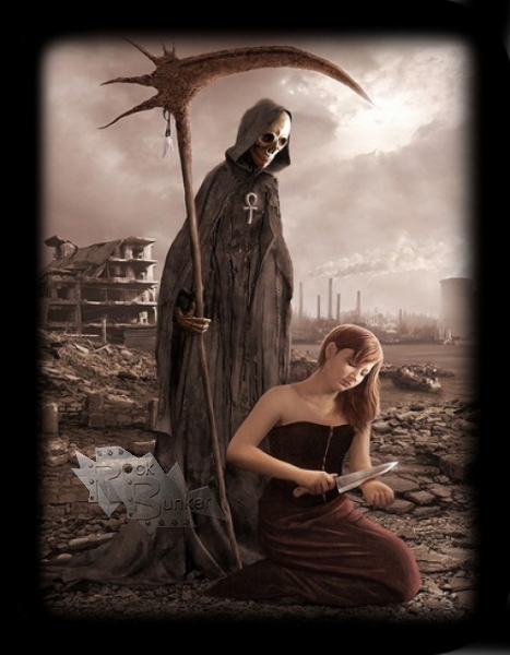 Кошелек Смерть и девушка - фото 1 - rockbunker.ru