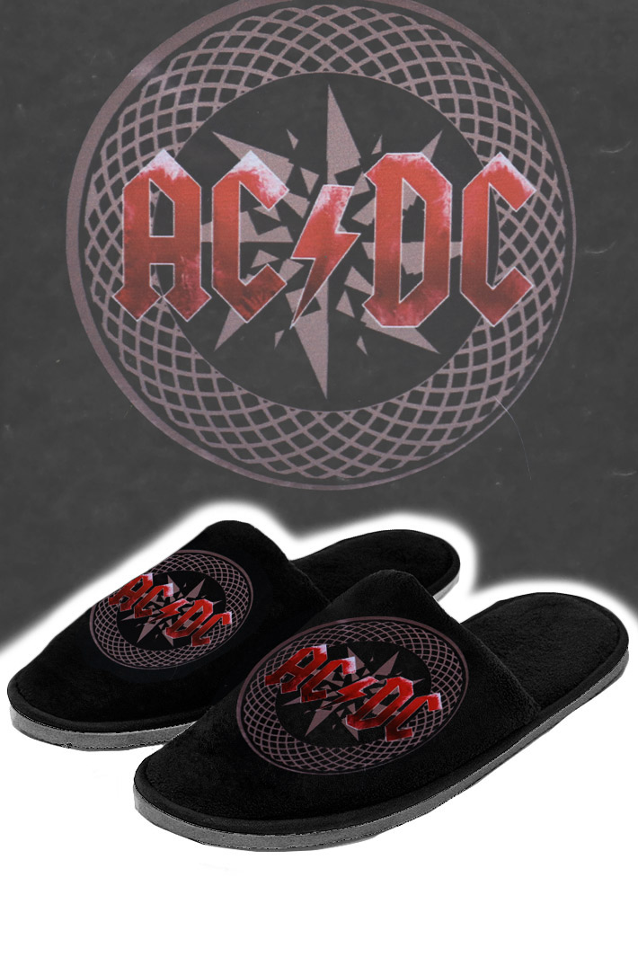 Тапочки AC DC - фото 1 - rockbunker.ru