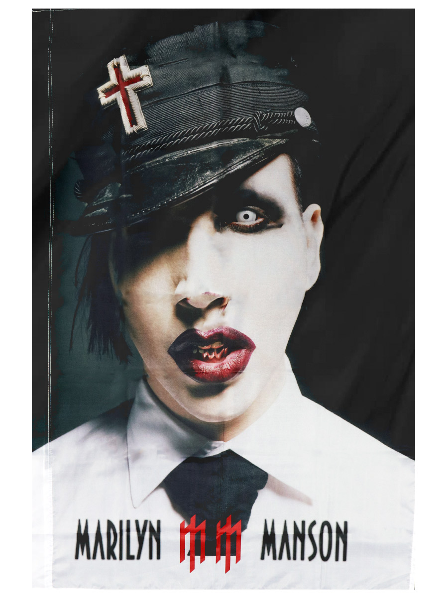 Флаг Marilyn Manson - фото 1 - rockbunker.ru