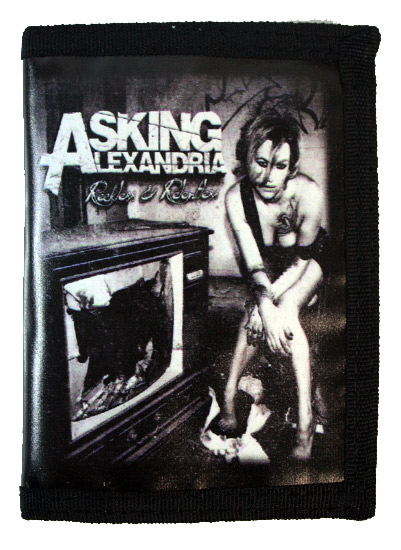 Кошелек Asking Alexandria из кожзаменителя - фото 1 - rockbunker.ru