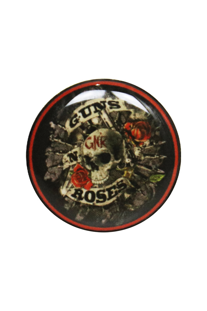 Значок RockMerch Guns n Roses - фото 1 - rockbunker.ru
