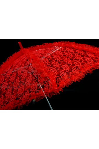 Зонт солнцезащитный красный - фото 2 - rockbunker.ru